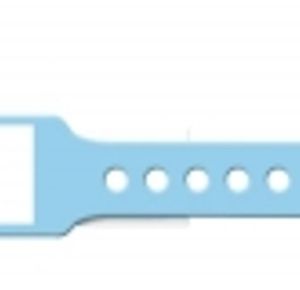 Medline Tamper Resistant Vinyl ID Band With Snap Closure