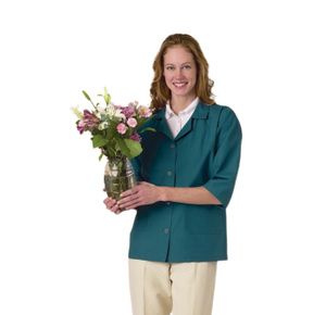 Medline Ladies Three-Quarter Length Sleeve Smocks - Wine