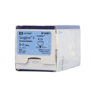 Medtronic Surgipro II Reverse Cutting Monofilament Polypropylene Sutures with C-12 Needle
