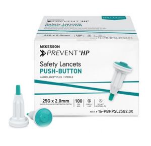 McKesson Prevent HP Safety Lancet Push Button