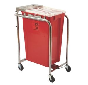Medline Cart With Pedal Sharps Container