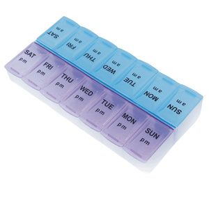 31 Day Monthly Pill Organizer Medication Pod Compartment Planner