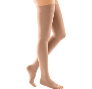 Medi USA Mediven Forte High 40-50 mmHg Compression Stockings w/Silicone Top Band Open Toe