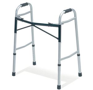 Medline Premium Bariatric Two-Button Folding Walker
