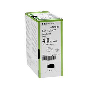 Medtronic Monosof Dermalon Reverse Cutting Sutures 18 inch C-13 Needle