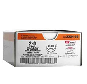 Medtronic Ti-cron Reverse Cutting Polyester Suture with C-16 Needle