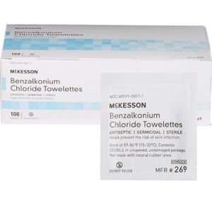 Buy McKesson Benzalkonium Chloride Towelettes 