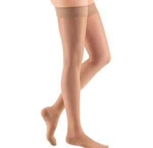 Medi USA Mediven Sheer & Soft Women's 20-30 mmHg Compression Socks Thigh High