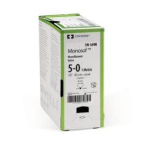 Medtronic Monosof Dermalon Premium Spatula Nylon Suture SE-140-8 Needle