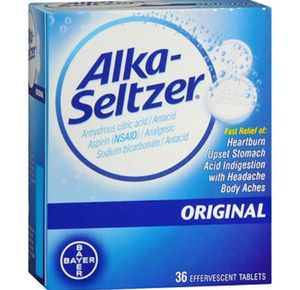 Alka-Seltzer Bayer Antacid Pain Relief Tablet