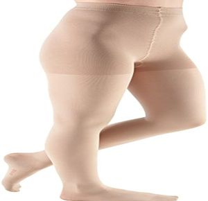 Medi USA Mediven Comfort Pantyhose with Adjustable Waistband  20-30 mmHg Compression Stockings Closed Toe