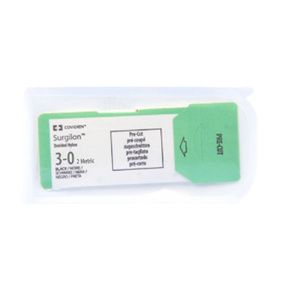 Medtronic Surgilon Pre-Cut Braided Nylon Suture with No Needle