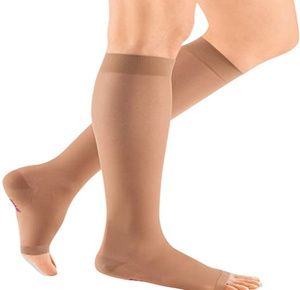 Medi USA Mediven Sheer & Soft Women's 20-30 mmHg Compression Socks Knee High Open Toe