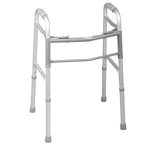 Medline Youth Two-Button Folding Walkers without Wheels