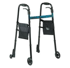 Medline Folding Trigger Walker With 5