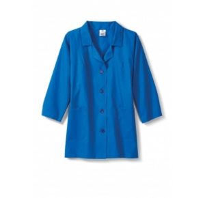 Medline Ladies Three-Quarter Length Sleeve Smocks - Royal Blue