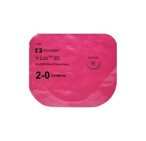 Medtronic V-LOC 90 Straight Cutting Suture with SC-2 Needle