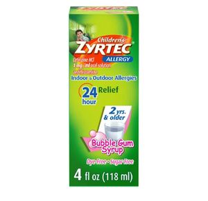 Zyrtec Children's Allergy Relief Syrup