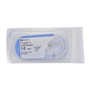 Medtronic Surgipro II Taper Point 30 Inch Monofilament Polypropylene Sutures with V-20 Needle
