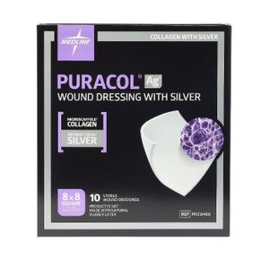 Medline Puracol AG Collagen Wound Dressings with Silver