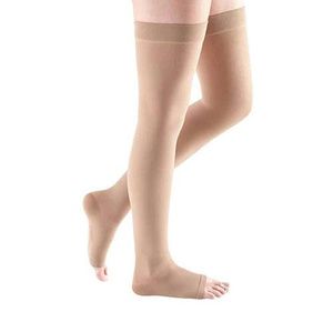 Medi USA Mediven Plus Thigh High Compression Stockings w/ Silicone Top Band