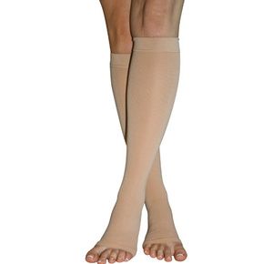 Blue Jay Firm Below Knee Open Toe 20-30 mmHg Surgical Weight Stockings