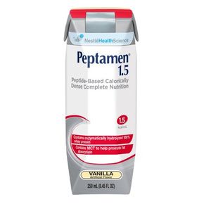 Nestle Peptamen 1.5 Complete Calorically Dense Peptide-Based Nutrition With SpikeRight Port