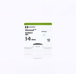 Medtronic Monosof Dermalon Premium Spatula Nylon Sutures SS-2 Needle