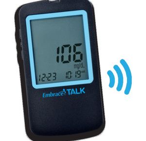 Omnis Health Embrace Talking Blood Glucose Meter