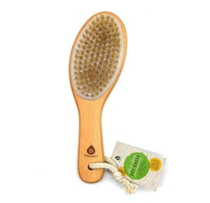 Pursonic Bath Body Brush With Lotus Wooden Handle