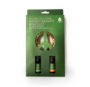 Pursonic Natural Lava Stone Aromatherapy Bracelet