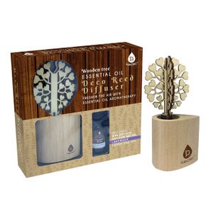 Pursonic 3D Wooden Tree Reed Diffuser