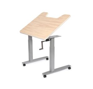 Personal Work Table with Tilt Top and Recess