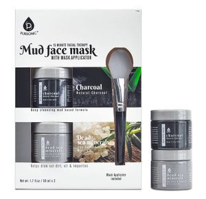 Pursonic Mud Face Mask with Mask Applicator