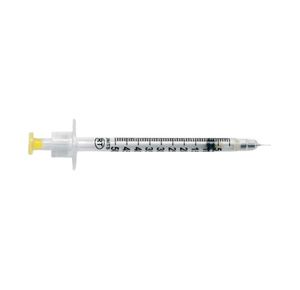 Retractable VanishPoint U-100 Insulin Syringe with Needle