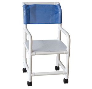 Sammons Preston Shower Chair With Flatstock Seat