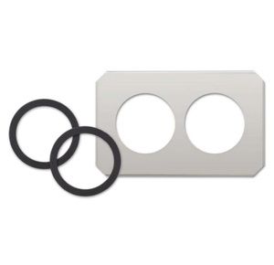 Elma Stainless Steel Two Hole Beaker Cover for Elmasonic 60 Series