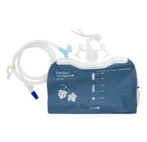 The Twin Fig Leaf is a Low Bed 2000 ml Urinary Drain Bag