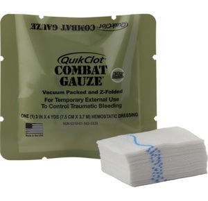 Teleflex QuikClot Combat Gauze Hemostatic Dressing