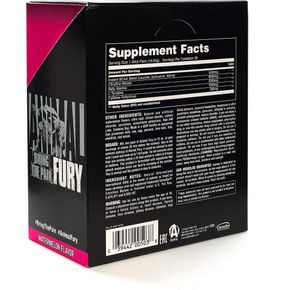 Universal Nutrition Animal Fury Stick Pack Box
