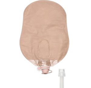 New Image Ostomy Pouch, Filtered, Closed End- 2-Piece, Red Code,  Transparent, 2.25 Flange, 9L - Simply Medical