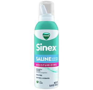 Vicks Sinex Saline Ultra Fine Nasal Spray Mist with Aloe