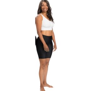 Wear Ease High Waist Compression Shorts with Stockings