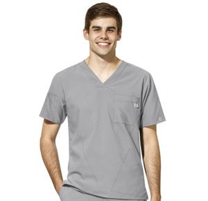 WonderWink W123 Men's V-Neck Top