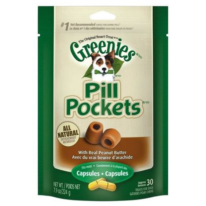 Buy Greenies Pill Pocket Peanut Butter Flavor Dog Treats