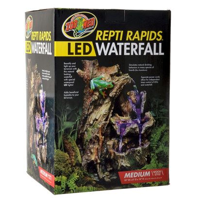 Buy Zoo Med Repti Rapids LED Waterfall - Wood Style