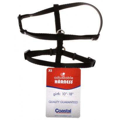 Buy Tuff Collar Nylon Adjustable Harness - Black