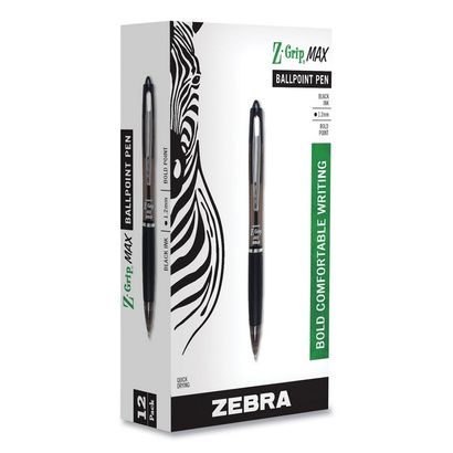 Buy Zebra Z-Grip MAX Retractable Ballpoint Pen