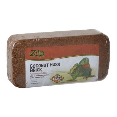 Buy Zilla Coconut Husk Premium Reptile Bedding Brick