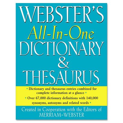 Buy Merriam Webster Dictionary and Thesaurus